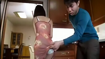 Asian Milf Gives Brutal Oral Pleasure To Step Son'S Friend