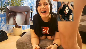 Video Hd Gadis Gamer Muda Yang Dientot Selama Bermain Game