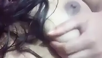 Indian Teen With Natural Tits Jerks Off