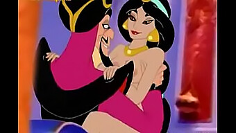 Sultan'S Ondeugende Wensen Komen Uit In Aladdin Cartoon Spoof