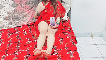 Aroused Punjabi Housewife Pleasures Herself Using Her Smartphone To Enjoy Erotic Content, Emitting Volcanic Squirts And Revealing Her Gaping Holes.