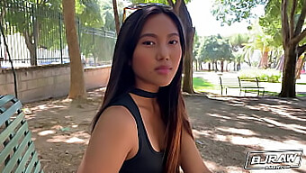 May Thai'S Small Tits And Mouth Are Filled With Pleasure