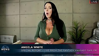 Duas Deslumbrantes Estrelas Pornô, Angela White E Lena Paul, Exploram Seus Desejos Selvagens Em Um Encontro Lésbico Quente