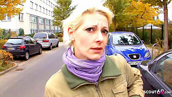 German Housewife'S Uninhibited Sexual Encounter With Agent Leads To Intense Homemade Video