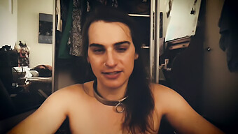 Transseksualna Jamietheslut Zakuta W Kajdanki I Dusi Się Na Kutasie Tammy Cheeks