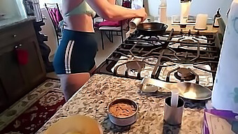 Sizzling Redhead Milf Cooks Up A Hot Meal