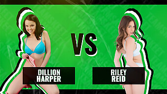 Riley Reid And Dillion Harper Go Head-To-Head In A Steamy Competition