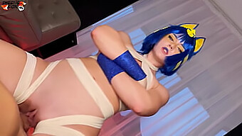 Cosplay Ankha Meme Kommer Til Live I Hot Pornovideo