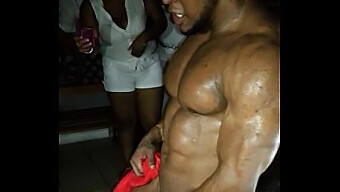 Blade, A Dominican Dancer, Showcases His Exotic Charm And Muscular Physique In A Tantalizing Striptease Performance.