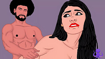 Desi Bhabhi Disfruta Del Sexo Anal Con Una Gran Polla Negra En Un Dibujo Animado