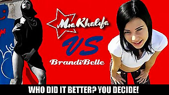 Sammenlign Og Kontrast: Mia Khalifa Vs. Brandi Belle I Stor-Pupper-Samling