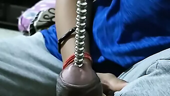 Female Performs Extreme Urethral Sounding On Male