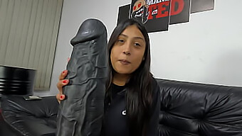 Chilean Alice Returns With A Huge Toy And A Big Butt