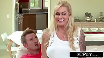 Stepmom Ryan Conner Enjoys A Passionate Encounter With A Well-Endowed Young Man