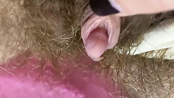 Big Hairy Pussy Reaches Orgasm