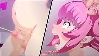 Animated Video Featuring A Seductive Demon In A Sexual Encounter