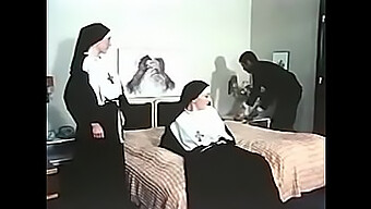 Group Of Horny Nuns Engage In Oral And Handjob