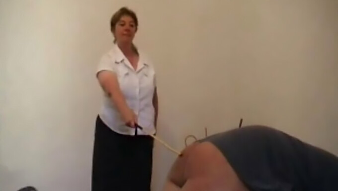 Milf Gets Caned By Older Woman In Hardcore Milf Video