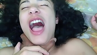 Brazilian 18-Year-Old Girl Gets Furry And Shoots Creamy Cum