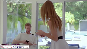 Naughty America Presents A Friendly Tennis Instructor'S Fortunate Encounter With A College Student In A Dorm Setting.