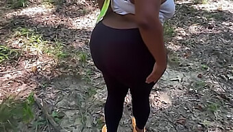 Handsome Devan Encounters A Stranded Bbw With A Large Butt In The Woods, Proceeding To Have Anal Sex With Her