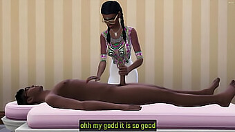 Indian Teen'S First Client At Erotic Massage Salon